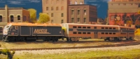 Spencer's Metra commuter train model
